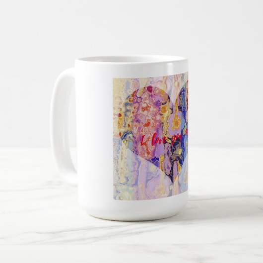 Ik hou van je Mam Koffiemok (Voorkant links)