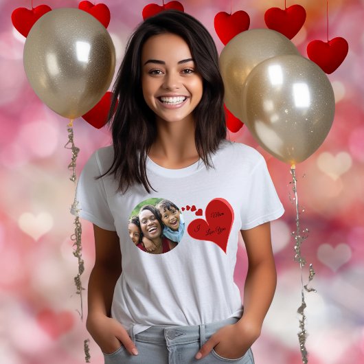 Ik hou van je Mam Moederdag Cadeau T shirt