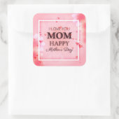 Ik hou van je Mam Moederdag Sticker Seal (Tas)