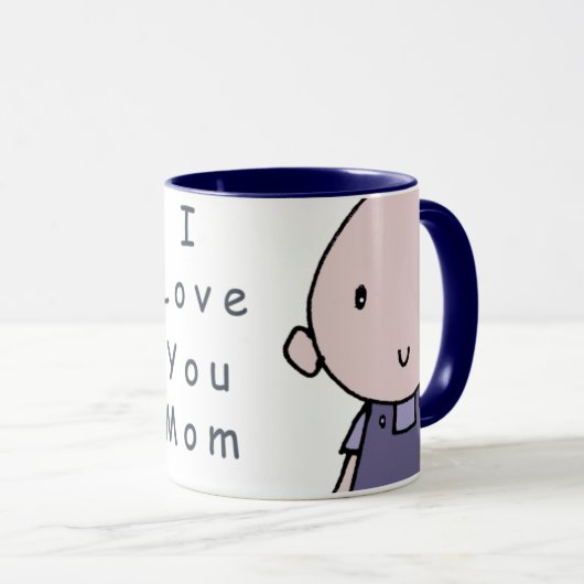 Ik hou van je mam Mok (Voorkant rechts)