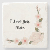 Ik hou van je, mam stenen onderzetter (Voorkant)