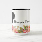 Ik hou van je mama! | Afro Puffs Girl | MOEDERDAG Mok (Midden)