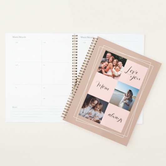 Ik hou van je, mama, altijd een foto planner (Display)