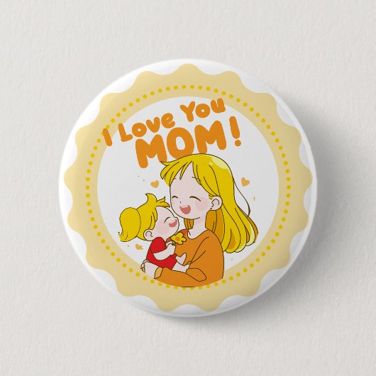 Ik hou van je, mama Button (Voorkant)