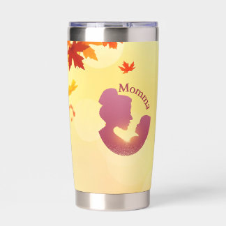 Ik hou van je mama geïsoleerde drinkbeker