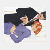 Ik hou van je, mama Girl 2 Fleece Deken (Voorkant (Horizontaal))