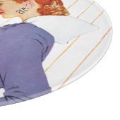 Ik hou van je, mama Girl 2 Snijplank (Hoek)