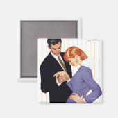 Ik hou van je, mama Girl Magneet (Voorkant / Achterkant)