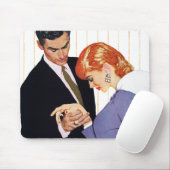 Ik hou van je, mama Girl Muismat (Met muis)