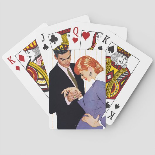 Ik hou van je, mama Girl Pokerkaarten (Achterkant)