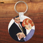 Ik hou van je, mama Girl Sleutelhanger (Voorkant)