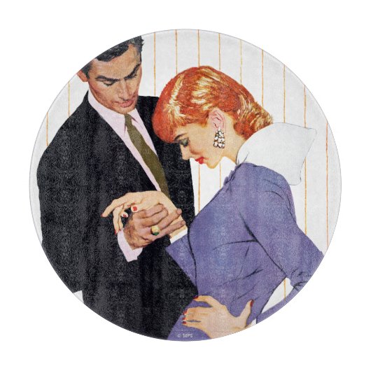 Ik hou van je, mama Girl Snijplank (Voorkant)