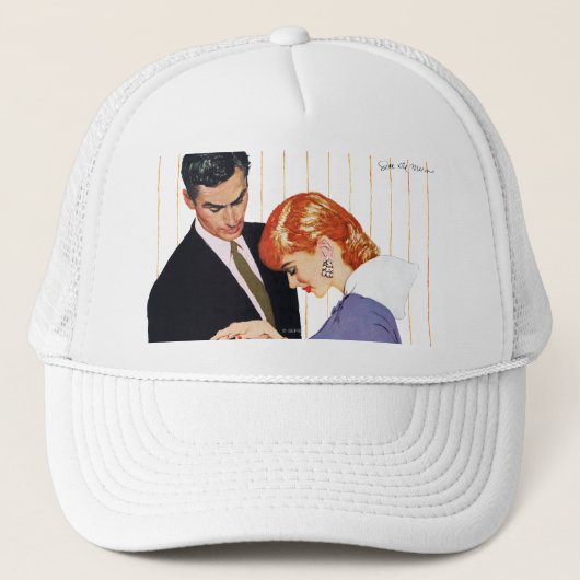 Ik hou van je, mama Girl Trucker Pet (Voorkant)