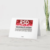 Ik hou van je mama Glitter Heart Kaart (Achterkant)