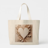 Ik hou van je mama grote tote bag (Achterkant)