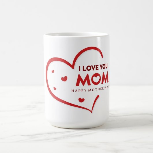 Ik hou van je mama Happy Moederdag Coffee Mok (Center)