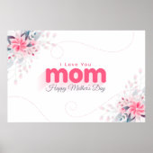 Ik hou van je mama (Happy Moederdag) Poster (Voorkant)