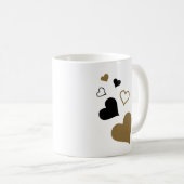 Ik hou van je, mama Heart Design Koffiemok (Voorkant rechts)