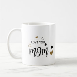 Ik hou van je, mama Heart Design Koffiemok