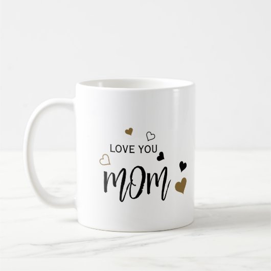 Ik hou van je, mama Heart Design Koffiemok (Links)