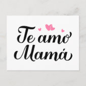 Ik hou van je mama  Ik hou van jou mama Spaanse Mo Briefkaart (Voorkant)