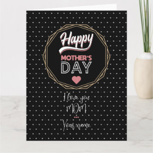 Ik hou van je mama kaart