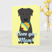 Ik hou van je mama! kaart (Gele Bloem)