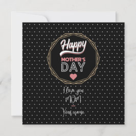 Ik hou van je mama kaart