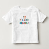 Ik hou van je, mama. kinder shirts (Voorkant)