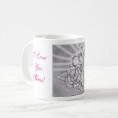 Ik hou van je mama! koffiemok (Voorkant links)