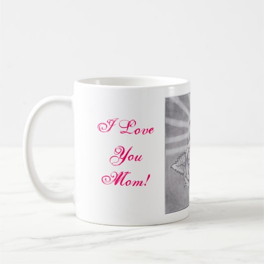 Ik hou van je mama! koffiemok (Links)