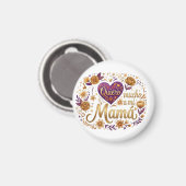 Ik hou van je, mama magneet (Voorkant / Achterkant)