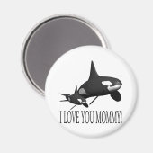 Ik hou van je mama magneet (Voorkant / Achterkant)