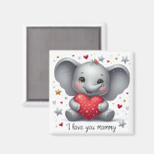 Ik hou van je mama magneet (Voorkant / Achterkant)