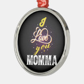 ik hou van je mama metalen ornament (Links)