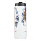 "Ik hou van je mama!" Moeder en hond Thermosbeker (Voorkant)