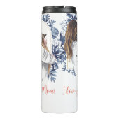 "Ik hou van je mama!" Moeder en hond Thermosbeker (Achterkant)