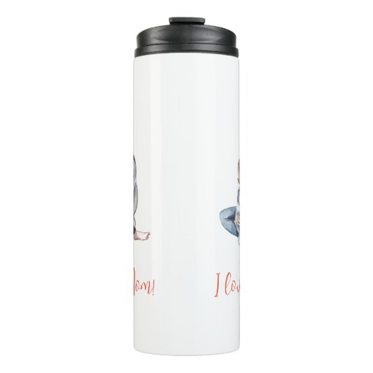 "Ik hou van je mama!" Moeder en kind Thermosbeker (Voorkant)