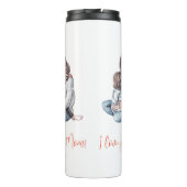 "Ik hou van je mama!" Moeder en kind Thermosbeker (Achterkant)