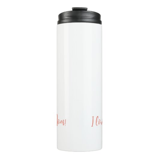 "Ik hou van je mama!" Moeder en kind Thermosbeker (Voorkant)