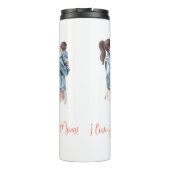 "Ik hou van je mama!" Moeder en kind Thermosbeker (Achterkant)