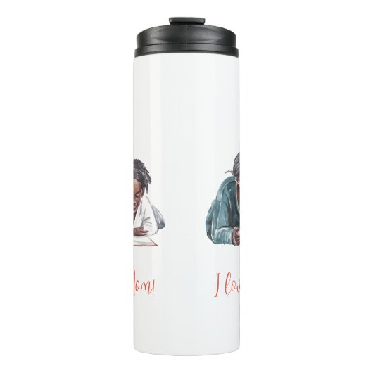 "Ik hou van je mama!" Moeder en kind Thermosbeker (Voorkant)