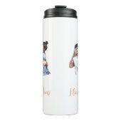 "Ik hou van je mama!" Moeder en kind Thermosbeker (Voorkant)