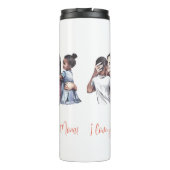 "Ik hou van je mama!" Moeder en kind Thermosbeker (Achterkant)