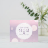 Ik hou van je mama Moederdag | BRIEFKAART (Staand voorkant)