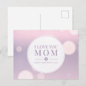 Ik hou van je mama Moederdag | BRIEFKAART (Voorkant / Achterkant)