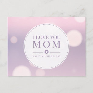 Ik hou van je mama Moederdag BRIEFKAART