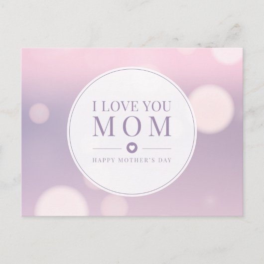 Ik hou van je mama Moederdag | BRIEFKAART (Voorkant)