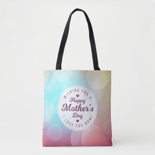 Ik hou van je mama Moederdag | CANVAS TAS (Voorkant)