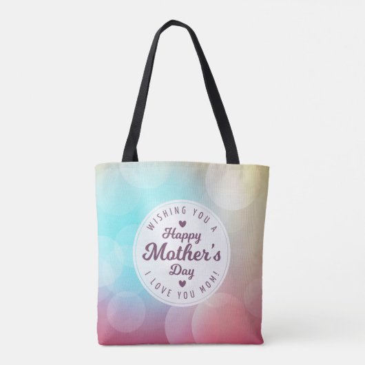 Ik hou van je mama Moederdag | CANVAS TAS (Achterkant)